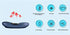 Electric Lumbar Massager with Heat & Vibration