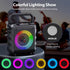 20W Portable Karaoke Speaker with Dual Wireless Mics, ABS, Type-C Charge