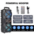 3000W Portable Wireless Speaker with Dual Subwoofers