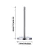 Stainless Steel Paper Towel Holder for Kitchen Countertop Cling Film Storage Rack-Silver
﻿
