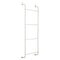 Over The Door Towel Rack Metal Behind Door Hanger for Bathroom Bedroom-White