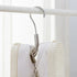 Stainless Steel Storage Hanger With 4 Hooks For Bras Ties Bag and Belts-Silver