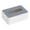 Desktop Tissue Box Height-Adjustable Storage Box for Home Living Room And Dining Room-White