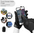 Breathable Mesh Motorcycle Gloves Touchscreen with TPR Palm Pad Hard Knuckle-Back-Medium
