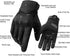 Breathable Mesh Motorcycle Gloves Touchscreen with TPR Palm Pad Hard Knuckle-Back-Medium