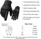 Breathable Mesh Motorcycle Gloves Touchscreen with TPR Palm Pad Hard Knuckle-Black-Large