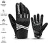 Breathable Mesh Motorcycle Gloves Touchscreen with TPR Palm Pad Hard Knuckle-White-XLarge