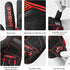Breathable Mesh Motorcycle Gloves Touchscreen with TPR Palm Pad Hard Knuckle-Red-Small