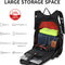 Motorcycle Backpack Waterproof Carbon Fiber-Black