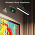 Wireless Rechargeable Picture Light 16inch LED Wall Art Lamp Remote Black
