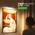 Wireless Rechargeable Picture Light 16inch LED Wall Art Lamp Remote Black