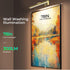 Wireless Picture Lights for Wall, Battery Operated Wall Light for Painting Rechargeable CCT Rotatable Art Gallery Light with Remote Dimmable Timer for Artwork Frame Display Dartboard (Gold, 24inch)