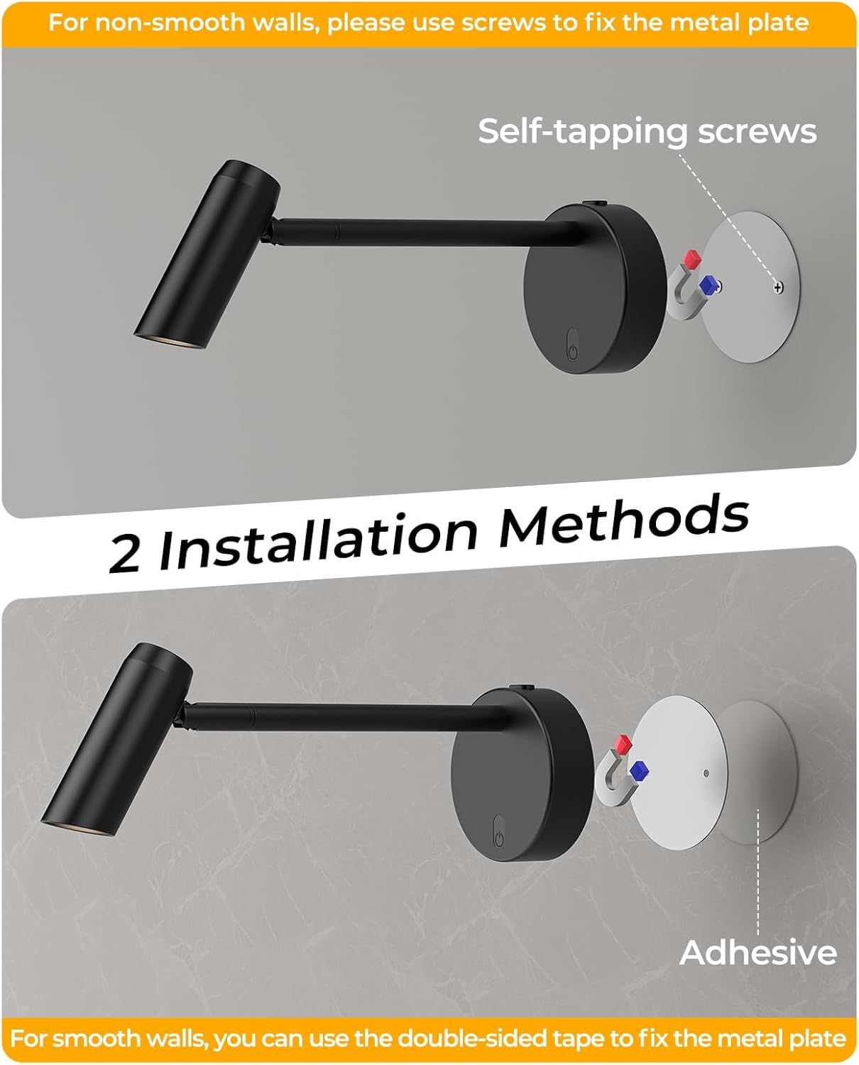Picture Light for Wall, Battery Operated Art Light for Paintings CCT Dimmable Recharging Gallery Battery Wall Light with Remote Control for Living Room Gallery Dartboard Art Bathroom 2PCS
