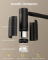 Zoomable Picture Light for Wall, Battery Operated Art Light for Paintings CCT Dimmable Spotlight for Wall Art Wall Light with Remote Control for Living Room Gallery Dartboard Bathroom