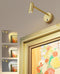 Picture Light for Wall, Battery Operated Art Light for Paintings CCT Dimmable Recharging Gallery Battery Wall Light with Remote Control for Living Room Gallery Dartboard Art Bathroom Gold