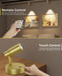 Spot Lights Indoor, Rechargeable Picture Light with Remote, Dimmable CCT Spotlight for Wall Art, 6000mAh Battery Uplights Indoor with Timer for Plant Artwork Painting Sofa Corner Light Gold