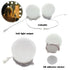 Hollywood Super Star Style Makeup Mirror Vanity LED Light Bulbs Kit for Dressing Table Dimmable & Plug in, Linkable and Flexible Strip, Mirror Not Included