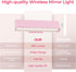 Wireless Vanity Lights for Mirror Set of 2-4000mAh Rechargeable Stick On Makeup Light with CCT Modes & Dimmable Brightness, Cordless Light for Mirror, Vanity, Bathroom, Renter Friendly