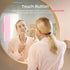 Wireless Vanity Lights for Mirror Set of 2-4000mAh Rechargeable Stick On Makeup Light with CCT Modes & Dimmable Brightness, Cordless Light for Mirror, Vanity, Bathroom, Renter Friendly