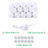 Hollywood LED Vanity Mirror Lights Kit, Dimmable Stick on USB Vanity Lights,Makeup Light Strip for for Bedroom, Dressing Room, Wedding, Party illuminating, CRI>90 (4000K Natural White 14 Bulbs 5V USB)