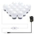 Hollywood Mirror Lights Makeup Vanity Lights, LED Vanity Mirror Lights Kit for Dressing Table, Dimmable and Adapter Plug in, Mirror Not Included (16 Bulbs Natural White)