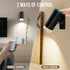 Battery Operated Wall Sconce CCT Dimmable Wireless Reading Light, Rechargeable LED Wall Light with Magnet Ball, Picture Wall Light Decor for Reading Bedroom Bedside
