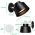 AIBOO Art Display Light, Picture Light Rechargeable Black, Color Changing & Dimmable with Remote LED Rotatable Wall Light for Pictures, Paintings, Portraits, Artworks