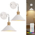 Battery Operated Wall Sconce, Wireless Wall Lights Set of 2, 13 RGB Colors Dimmable Battery Powered Wall Lamp with Remote, Memory Function, Timer for Bedroom, Living Room