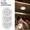 6 LED Light Set with Remote - Cool White for Cabinets & Displays