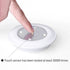 6 LED Light Set with Remote - Cool White for Cabinets & Displays