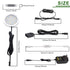 Dimmable & Timing Under Counter Lights Kitchen with Wireless RF Remote,Ultra-Thin 240V LED Cabinet Lights,12W Shelf Lights，4 Lights,Daylight White