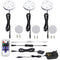 3 Pack Round Display 240V LED Puck Lights,6W Under Cupboard Counter Shelf Lights(Daylight White 6000K)