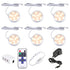 Dimmable LED Under Cabinet Lighting, Counter Showcase Kitchen Lighting Fixtures with 12V Plug in Adapter and Dimmable Wireless Remote Control, 6 Ultra Slim Puck Lights Kit
