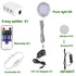 Dimmable LED Under Cabinet Lighting, Counter Showcase Kitchen Lighting Fixtures with 12V Plug in Adapter and Dimmable Wireless Remote Control, 6 Ultra Slim Puck Lights Kit (Daylight White)