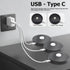 6 Lights LED Rechargeable Slim Cabinet Light, 2cm, Remote Control, Magnetic Mount