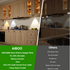 8 Pack LED Puck Lights Under Cabinet Plug In Dimmable CCT 3000-6000K with Timer