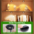8 Pack LED Puck Lights Under Cabinet Plug In Dimmable CCT 3000-6000K with Timer