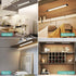 Dimmable Led Under Cabinet Lighting Bar Linkable Kits with Rocker Switch Under Counter Kitchen,Showcase,Shelf Lighting(3 Panel Kits Warm White)