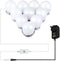 Hollywood LED Vanity Mirror Lights Kit,Stick on Dimmable Makeup Lights, 12V Mirror Lighting Strip Fixture for Vanity Dressing Table Set, Bedroom Wall Lights,CRI>90 (4000K Natural White,10 Bulbs)