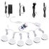 Linkable Under Cabinet LED Lighting 12V Dimmable Puck Lights with Wireless RF Remote Control, Hardwired & AU Wall Plug in for Counter Lighting(6 Lights, Natural White)