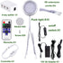 Linkable Under Cabinet LED Lighting 12V Dimmable Puck Lights with Wireless RF Remote Control, Hardwired & AU Wall Plug in for Furniture Cupboard Lighting(10 Lights, Natural White 4000K)