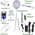 Linkable Under Cabinet LED Lighting 12V Dimmable Puck Lights with Wireless RF Remote Control, Hardwired & AU Wall Plug in for Kitchen Mood Lighting (4000K Natural White, 12 Lights Kit)