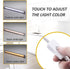 Dimmable LED Under Cabinet Lighting,5V USB Powered Closet Light Bar with Touch Sensor,Plug Under Counter Strip Lights with 3 Color Temperature for Kitchen Cupboard Shelf Bookcase (11.2inch 2PACK)