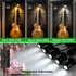 4 Pack Dimmable LED Mini Spotlight 12V CCT 2700-6000K Display Cabinet Art Light