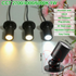 4 Pack Dimmable LED Mini Spotlight 12V CCT 2700-6000K Display Cabinet Art Light