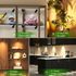 4 Pack Dimmable LED Mini Spotlight 12V CCT 2700-6000K Display Cabinet Art Light