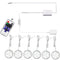 Linkable Under Cabinet LED Lighting 12V Slim Aluminum Dimmable Puck Lights Direct Wired with RF Remote Control for Kitchen Lighting(6pack,Daylight White)