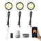 3 Pack Smart Under Cabinet Lights Hardwired,Dimmable LED Light for Kitchen Under Cabinet with Alexa Google Remote APP Control for Under Counter Lights for Cabinet Closets(Warm White)