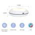 USB Rechangeable RGBW LED Cabinet Light Puck Lights 16Colors Timmer Remote Control 6 Pack