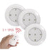 3 LED Light Set with Remote - Warm White for Cabinets & Displays
